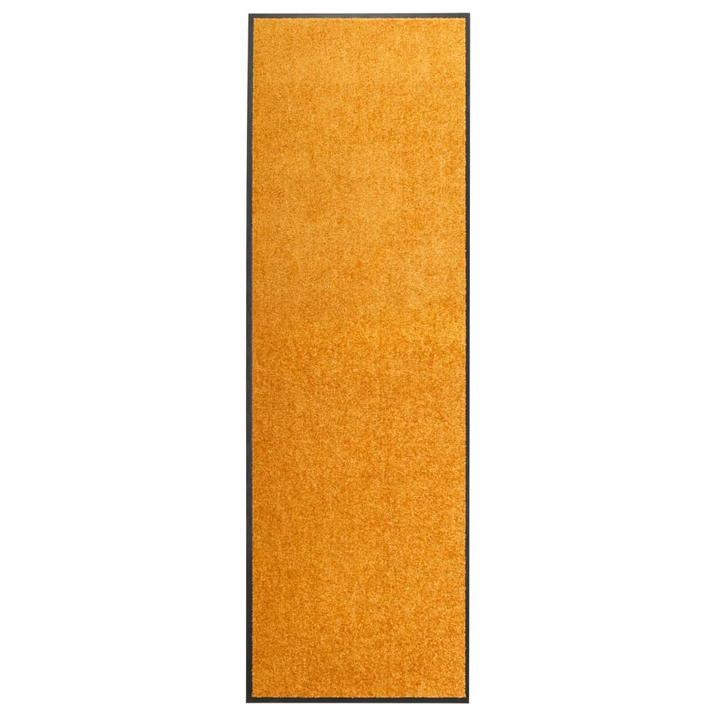 VidaXL Waschbare Fußmatte 60x180 cm Orange