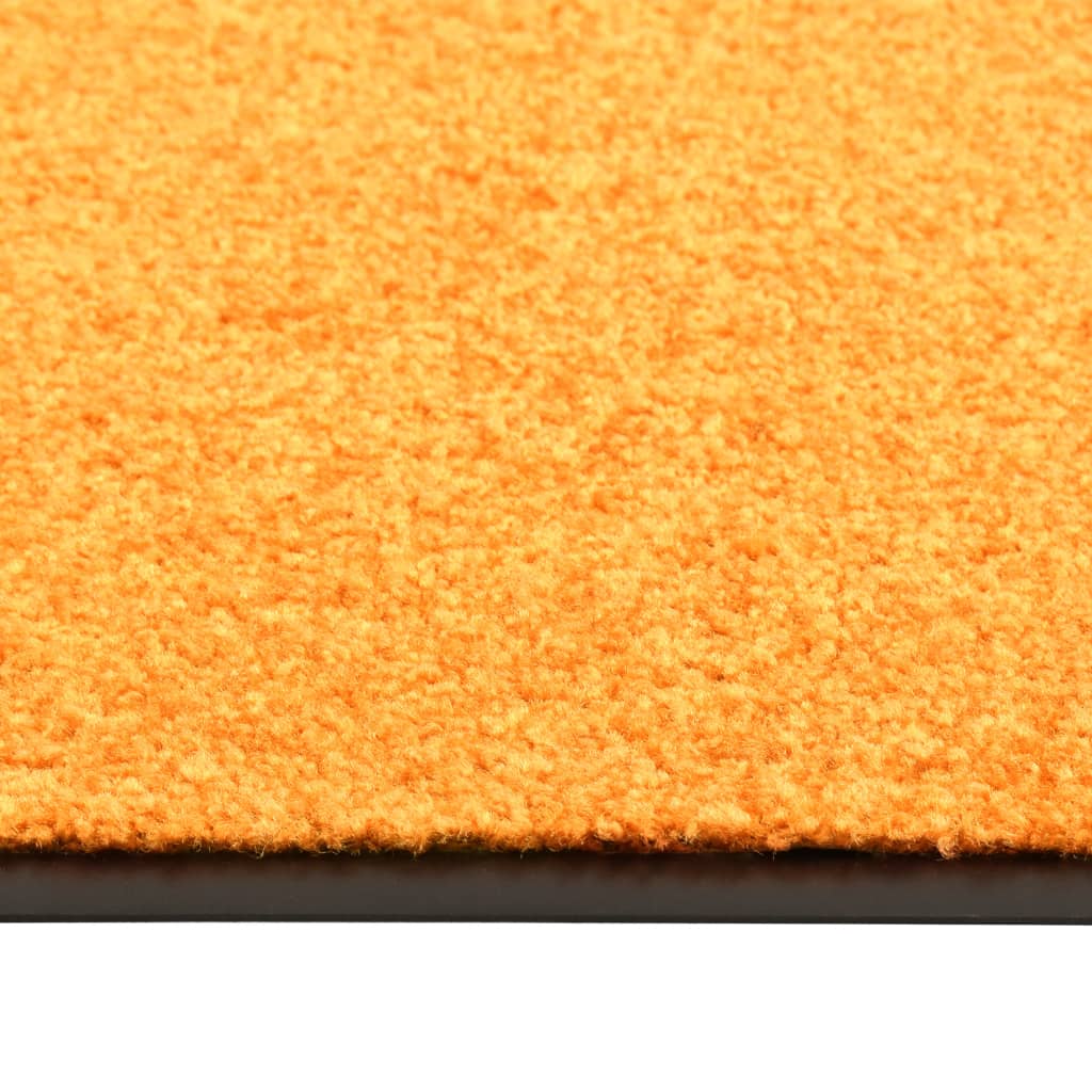 VidaXL Waschbare Fußmatte 60x180 cm Orange