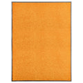 VidaXL Waschbare Fußmatte 90x120 cm Orange