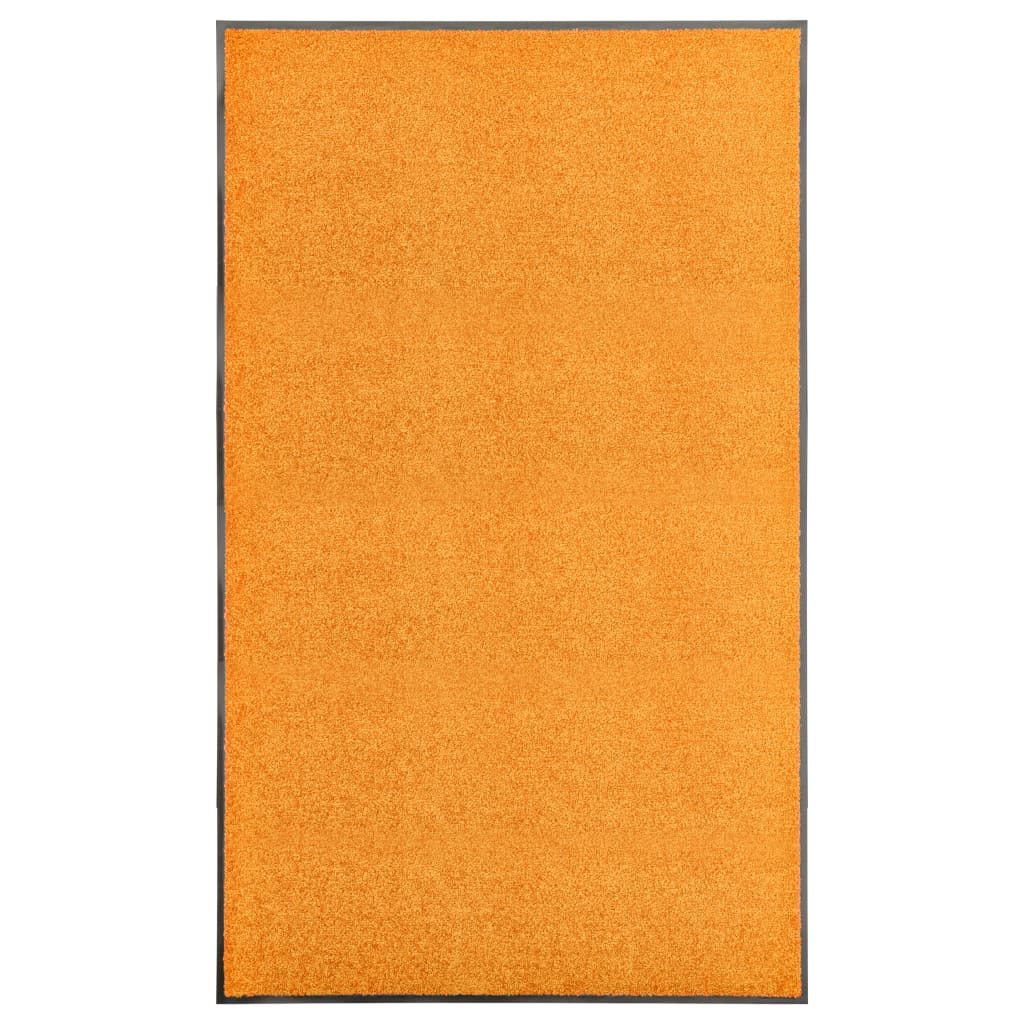 VidaXL Waschbare Fußmatte 90x150 cm Orange