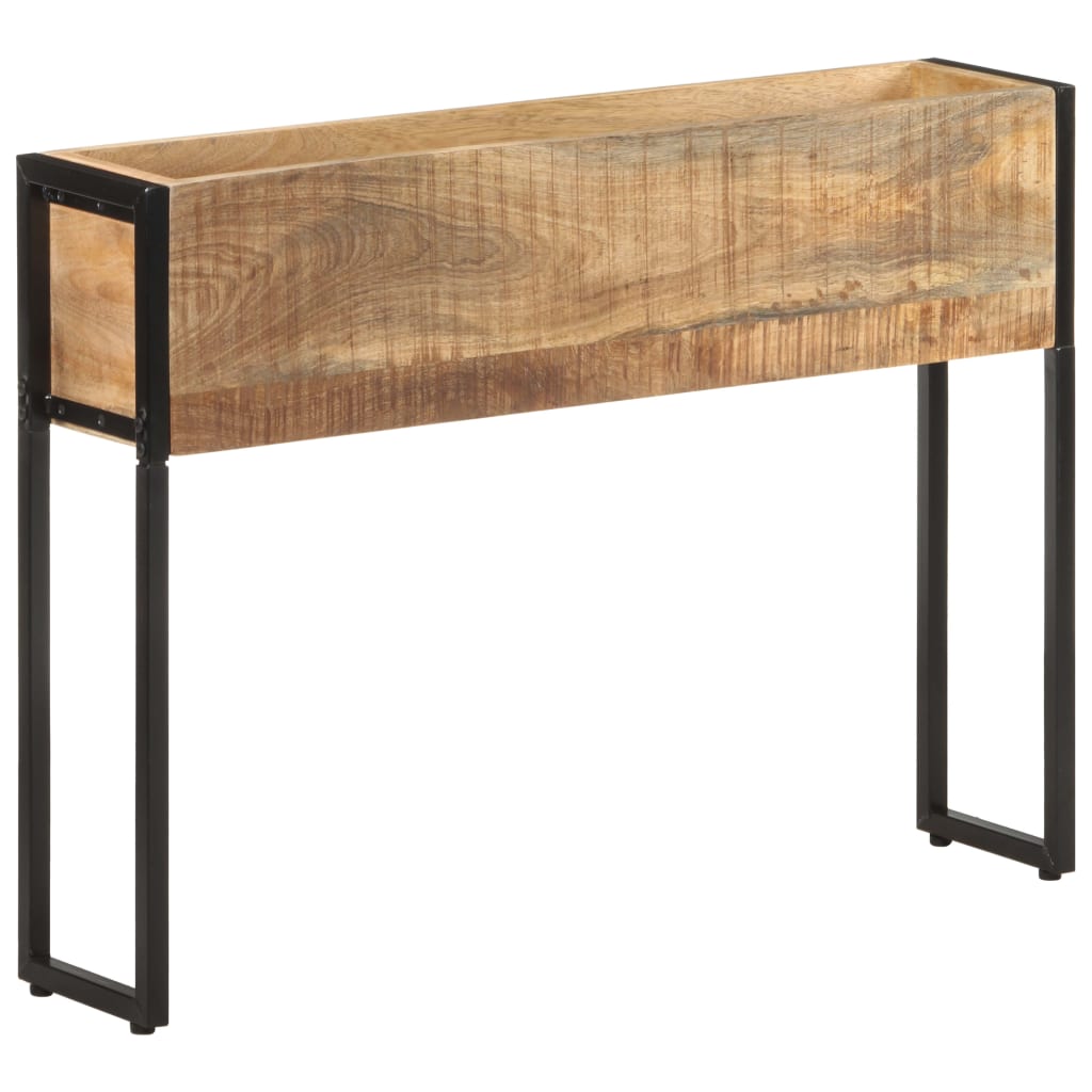 VIDAXL -Planungsbox 90x20x68 cm Rohes Mangoholz