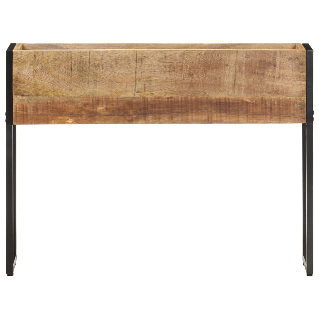 VIDAXL -Planungsbox 90x20x68 cm Rohes Mangoholz