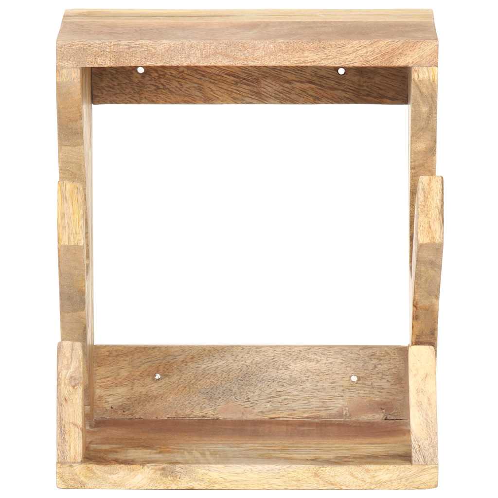 Vidaxl wandskateboardhouder 25x20x30 cm massief mangohout