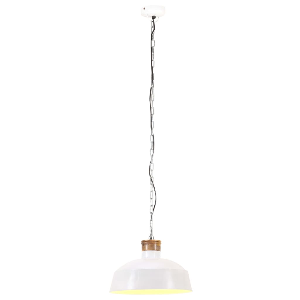 VidaXL Hängelampe Industrial E27 58 cm Weiß