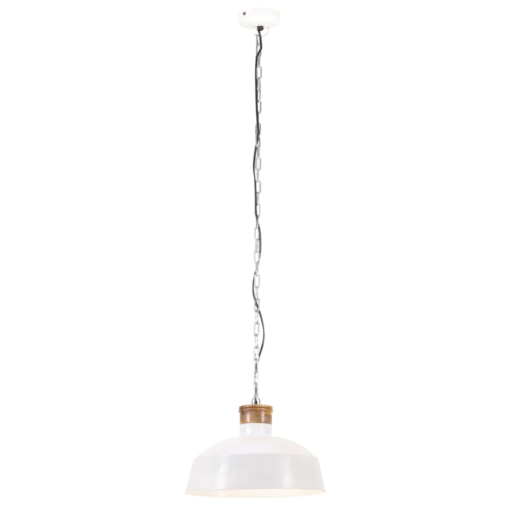 VidaXL Hängelampe Industrial E27 58 cm Weiß