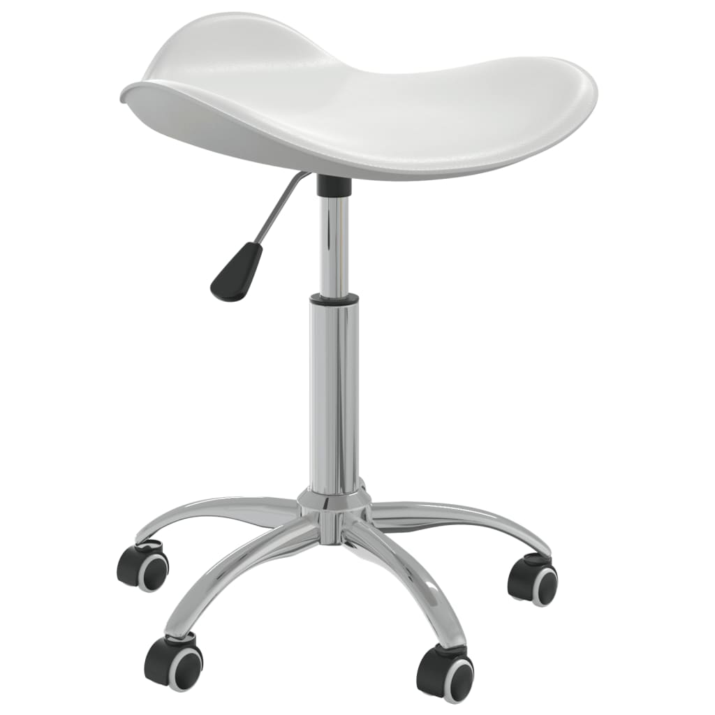 VidaXL Salonhocker, Kunstleder, weiß