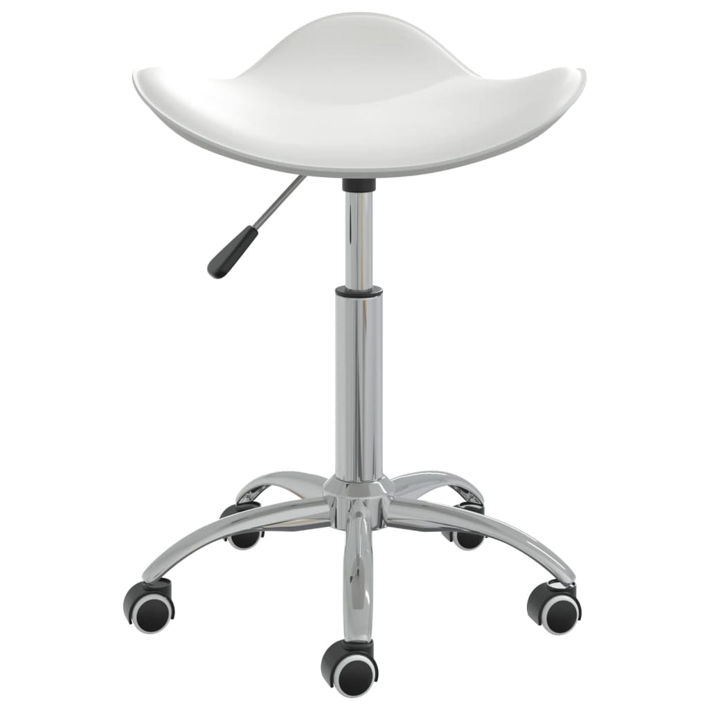VidaXL Salonhocker, Kunstleder, weiß
