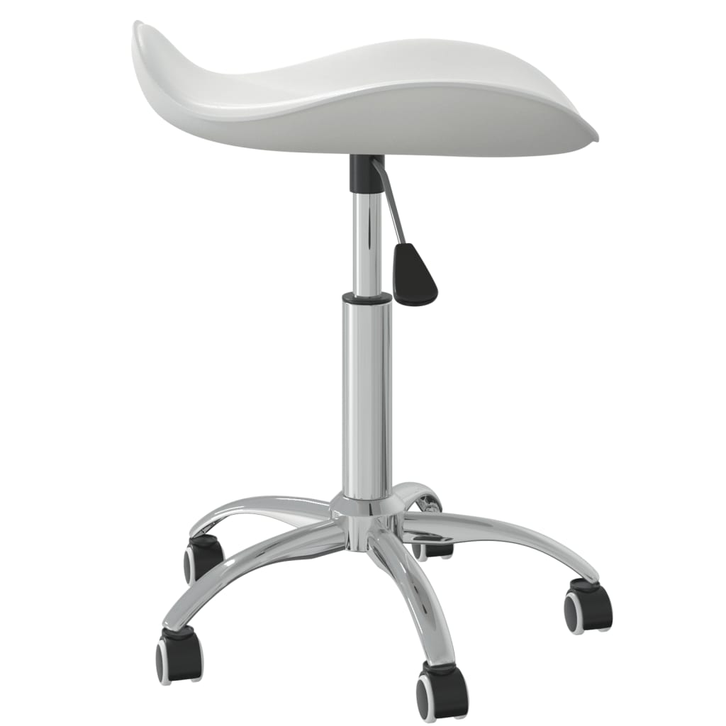 VidaXL Salonhocker, Kunstleder, weiß