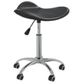 VidaXL Salonhocker, Kunstleder, schwarz