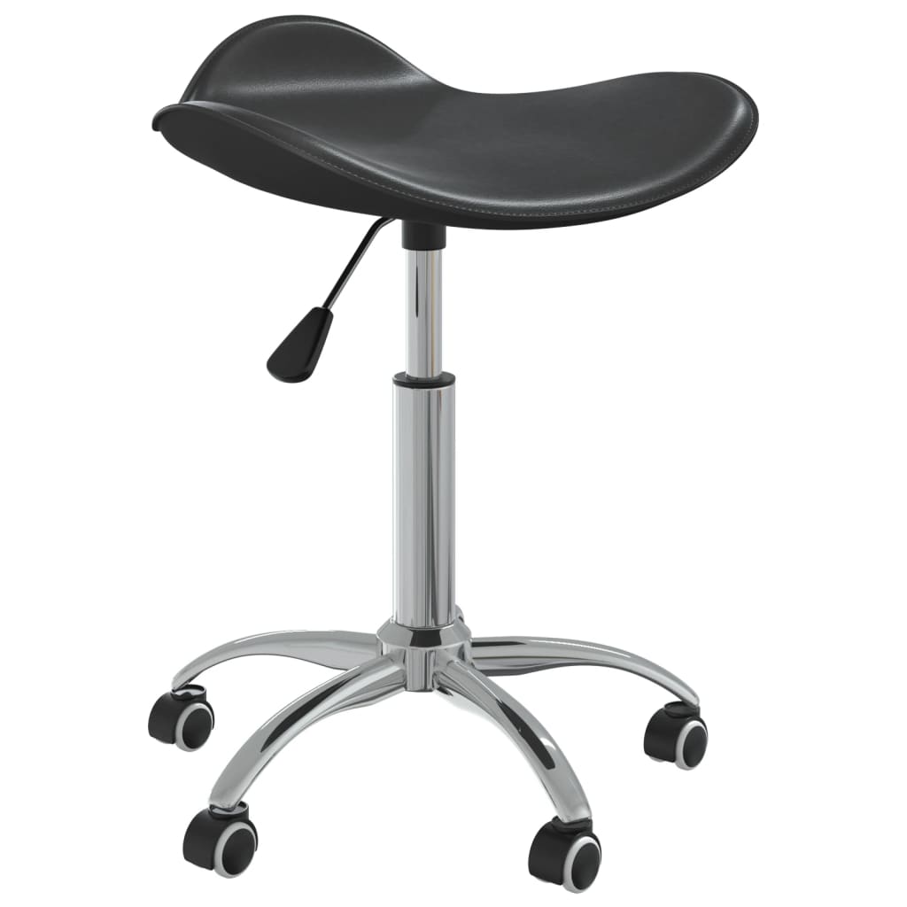 VidaXL Salonhocker, Kunstleder, schwarz