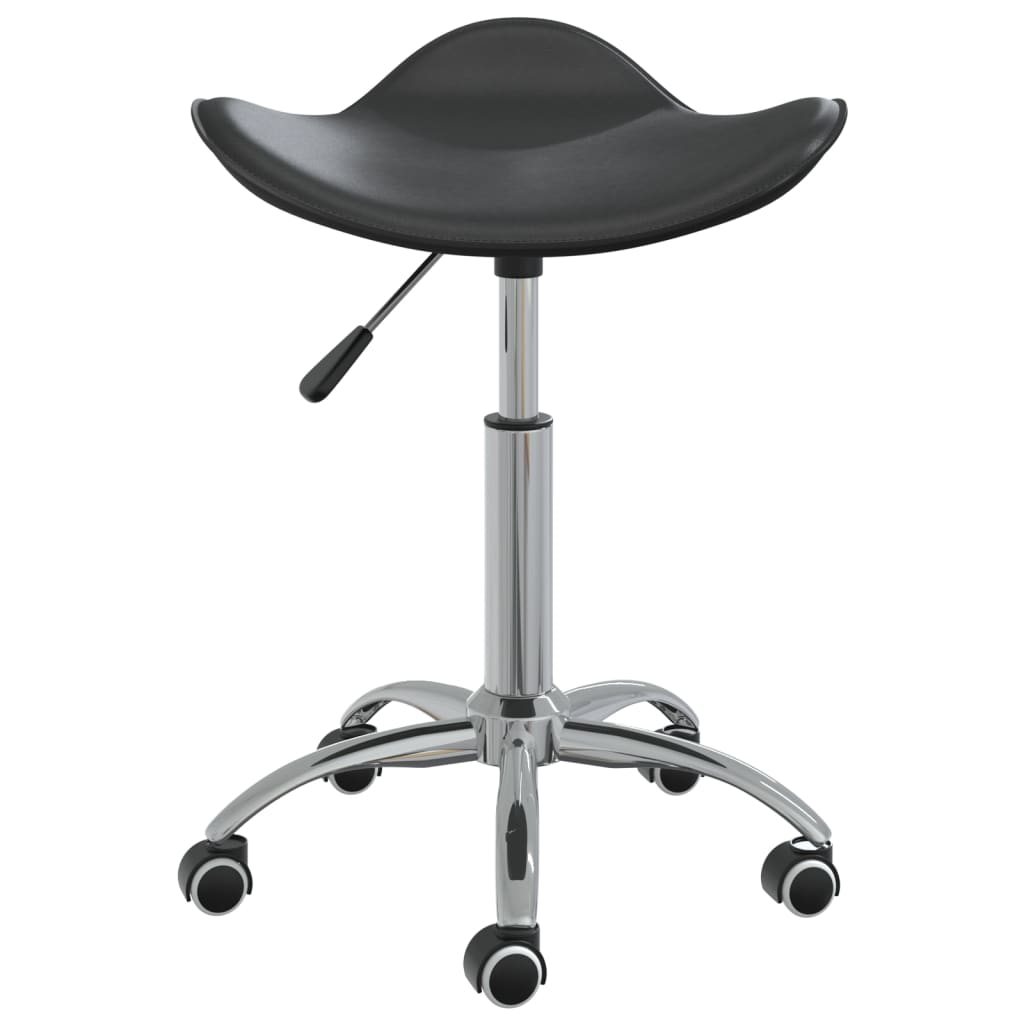 VidaXL Salonhocker, Kunstleder, schwarz