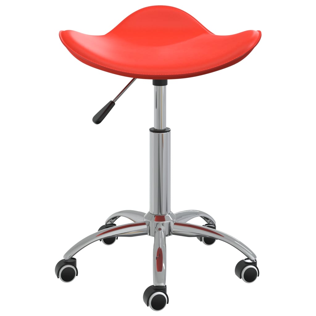 VidaXL Salonhocker, Kunstleder, rot