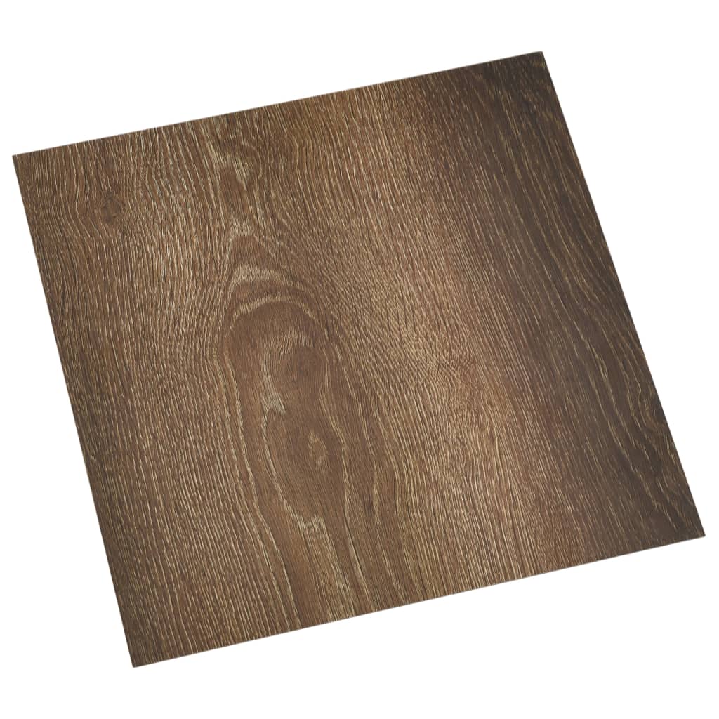 Vidaxl Dielen selbstklebend 55 ST 5,11 m² PVC Braun