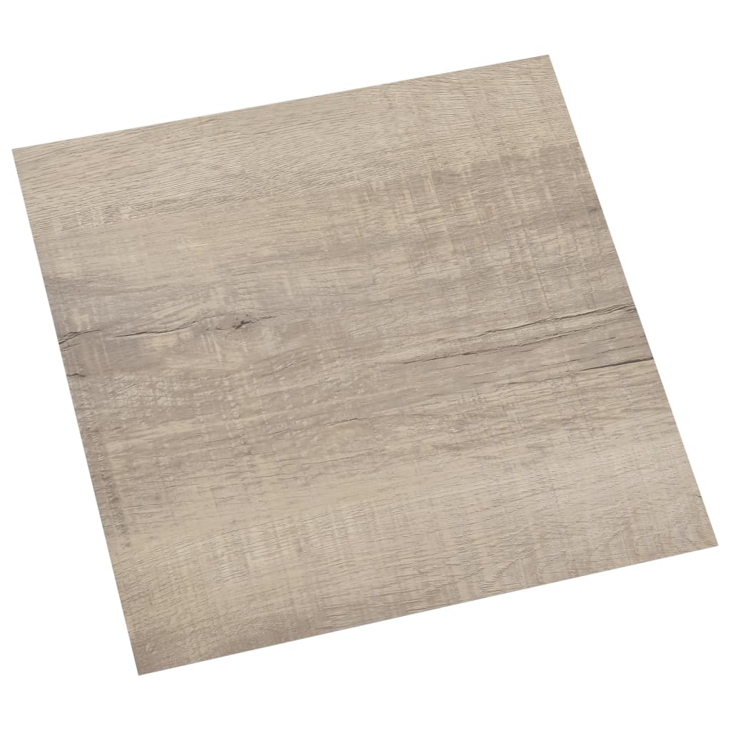 Vidaxl Dielen selbstklebend 55 ST 5,11 m² PVC Taupe