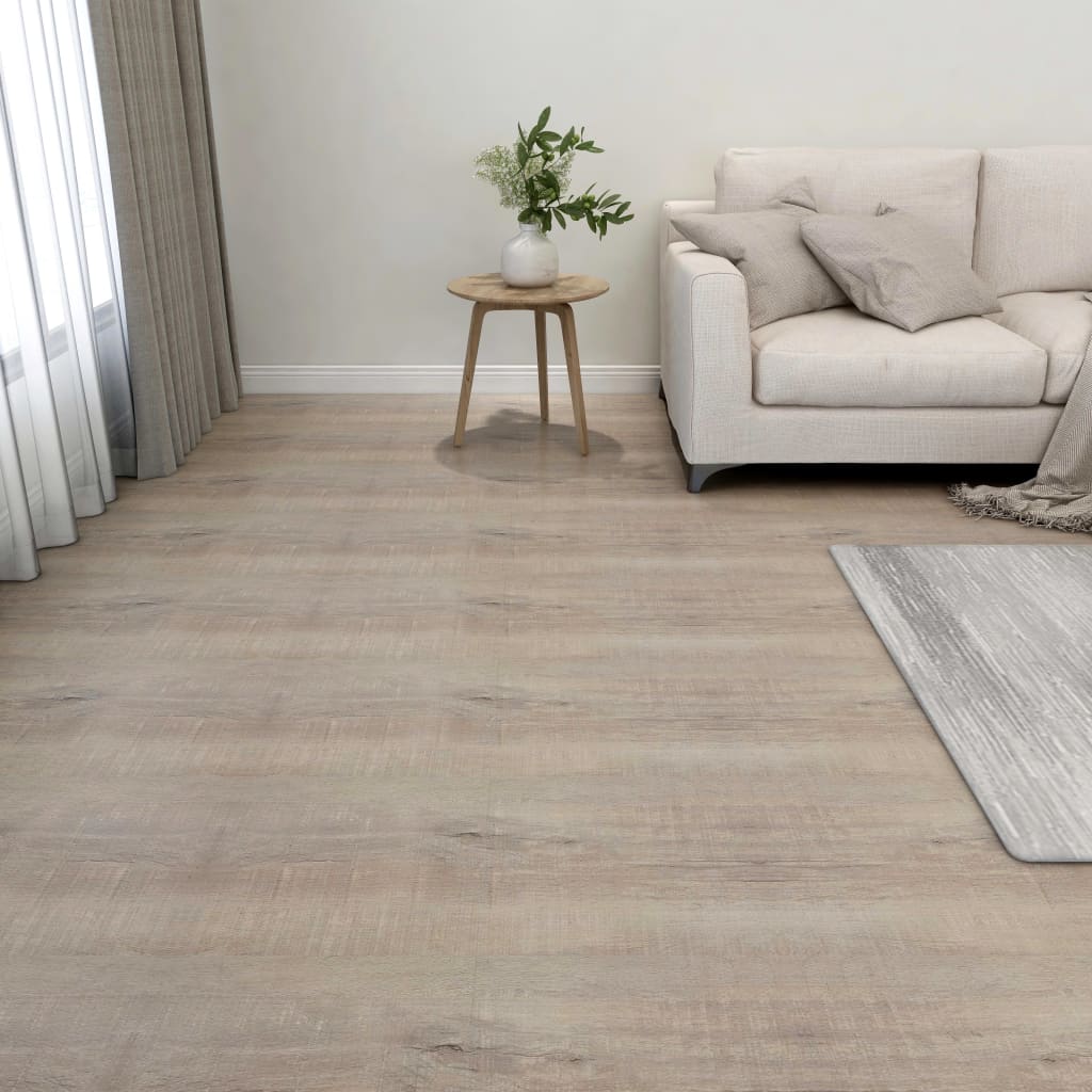 Vidaxl Dielen selbstklebend 55 ST 5,11 m² PVC Taupe