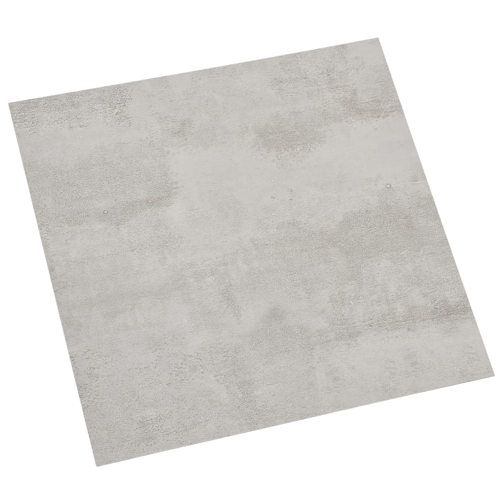 Vidaxxl Dielen selbstklebend 55 ST 5,11 m² PVC Hellgrau