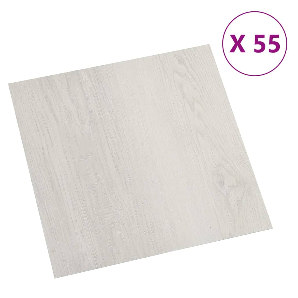 Vidaxl Dielen selbstklebend 55 ST 5,11 m² PVC Beige