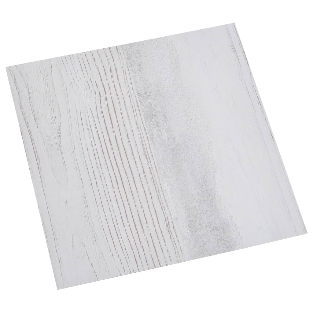Vidaxxl Dielen selbstklebend 55 ST 5,11 m² PVC Hellgrau