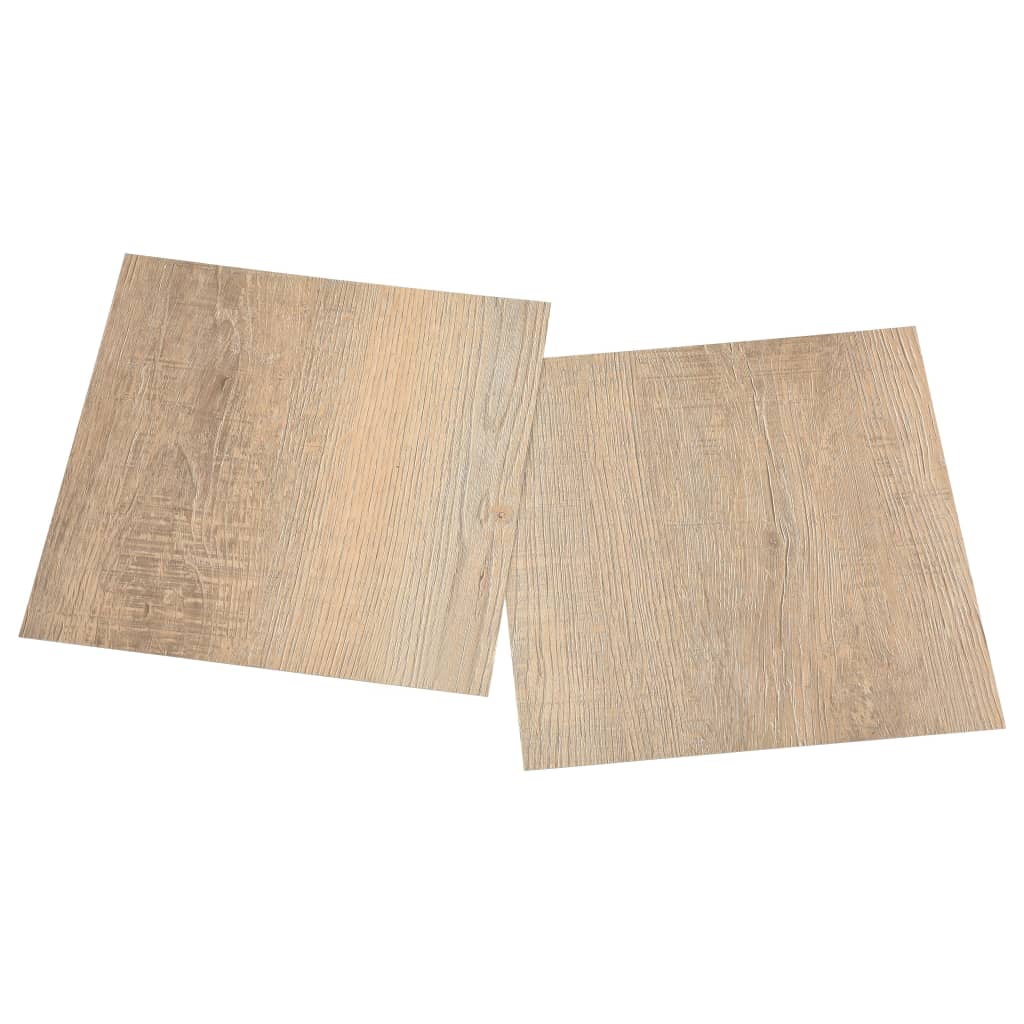 Vidaxxl Dielen selbstklebend 55 ST 5,11 m² PVC Braun