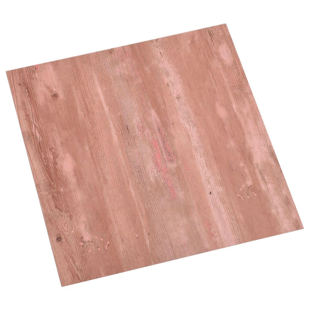 Vidaxl Dielen selbst -adhäsiv 55 ST 5,11 m² PVC -Rot