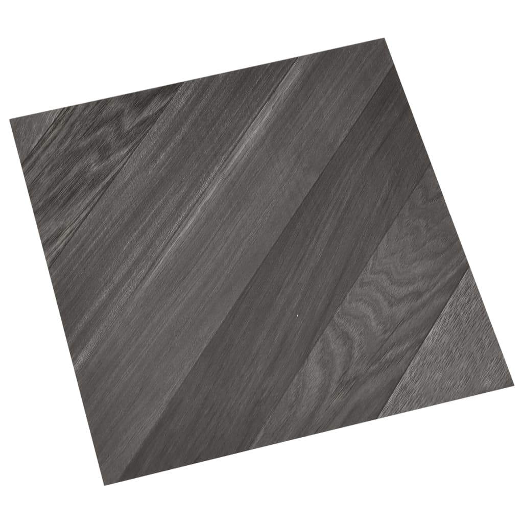 Vidaxl Dielen selbst -adhäsiv 55 ST 5,11 m² PVC gestreift Grau