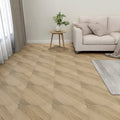 Vidaxl Dielen selbst -adhäsiv 55 ST 5,11 m² PVC gestreift Braun