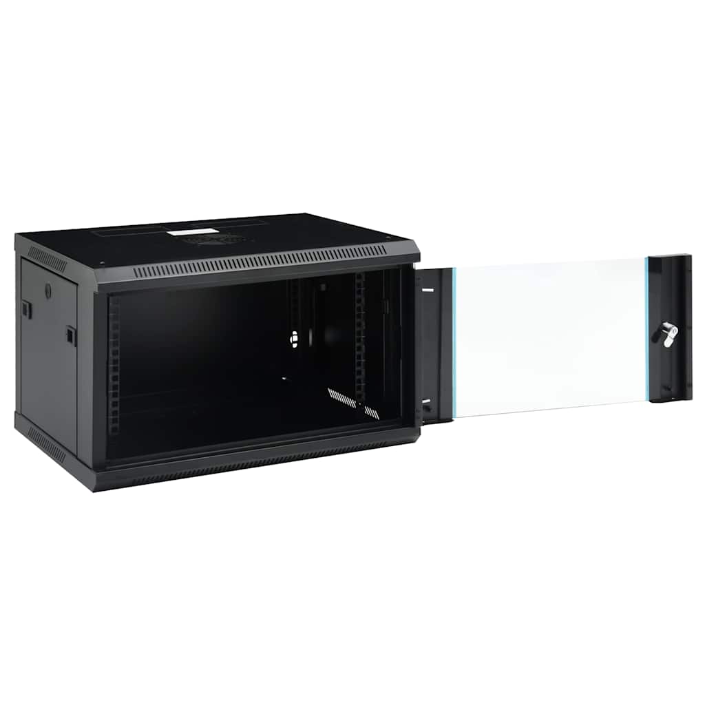 VIDAXL -Netzwerkschrank für eine Wand 6h 19 IP20 600x450x375 mm