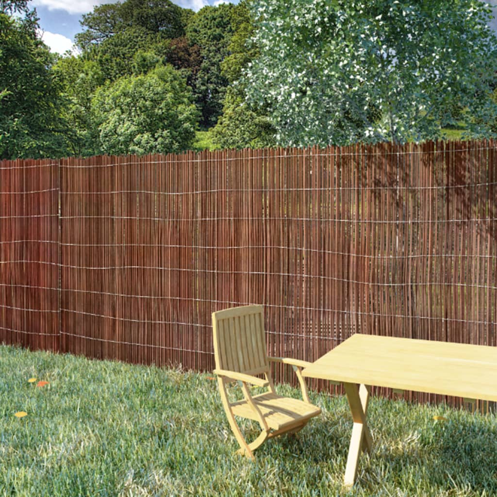 VIDAXL -Leinwand 5x1 m Weidenholz