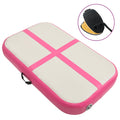 Vidaxl gymnastiekmat met pomp opblaasbaar 60x100x20 cm pvc roze
