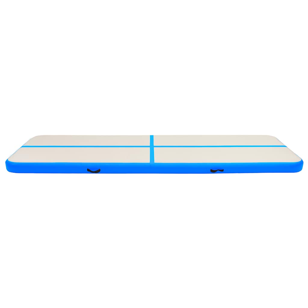 vidaXL Gymnastikmatte mit Pumpen aufblasbar 700x100x20 cm PVC Bauw