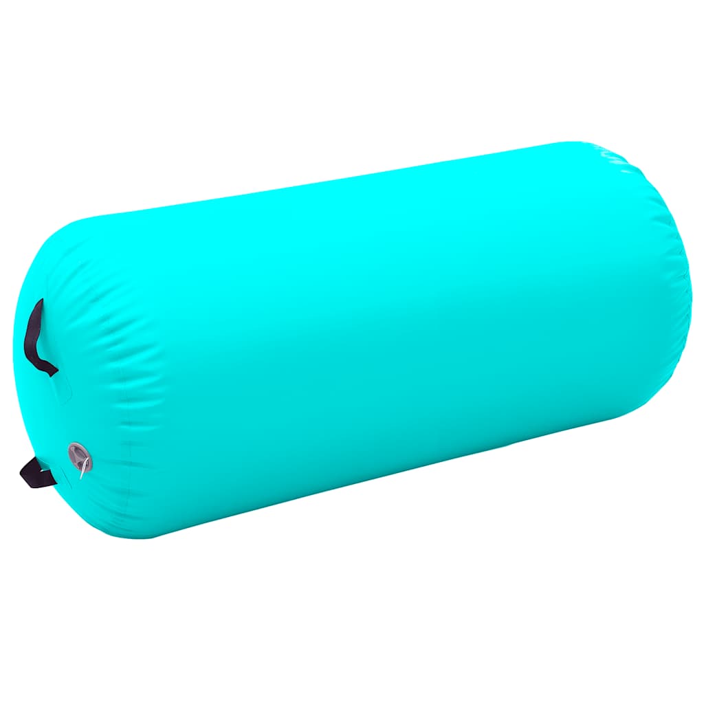 VIDAXL Turnrolle mit Pumpe, aufblasbar, 120 x 90 cm, PVC, Grün