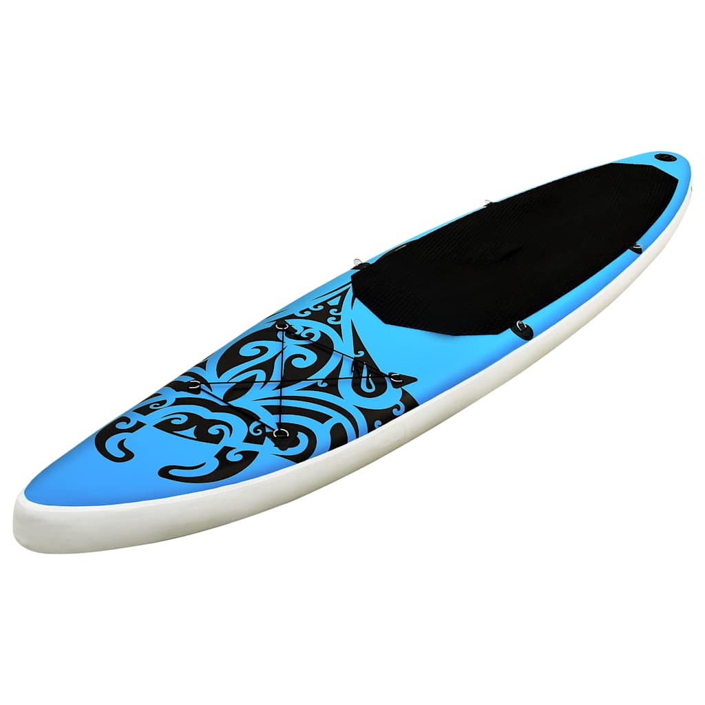 VidaXL Stand-Up-Paddleboard-Set mit Blasbar 320x76x15 cm blau