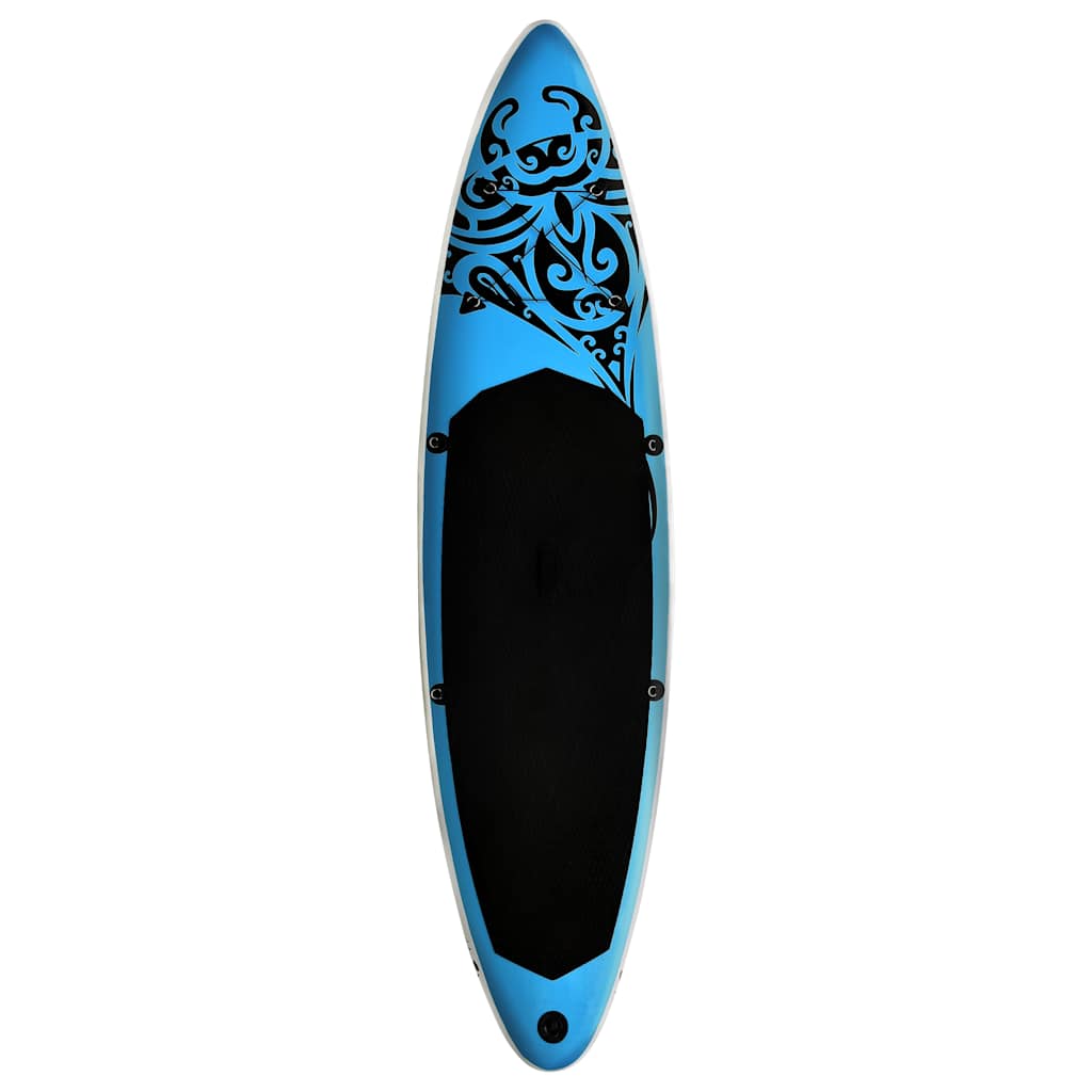 VidaXL Stand-Up-Paddleboard-Set mit Blasbar 320x76x15 cm blau