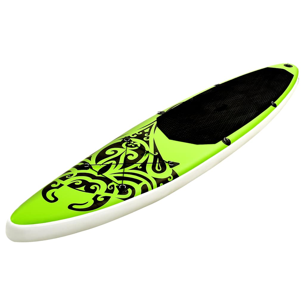 VidaXL Stand Up Paddleboard Set 305x76x15 cm Grün