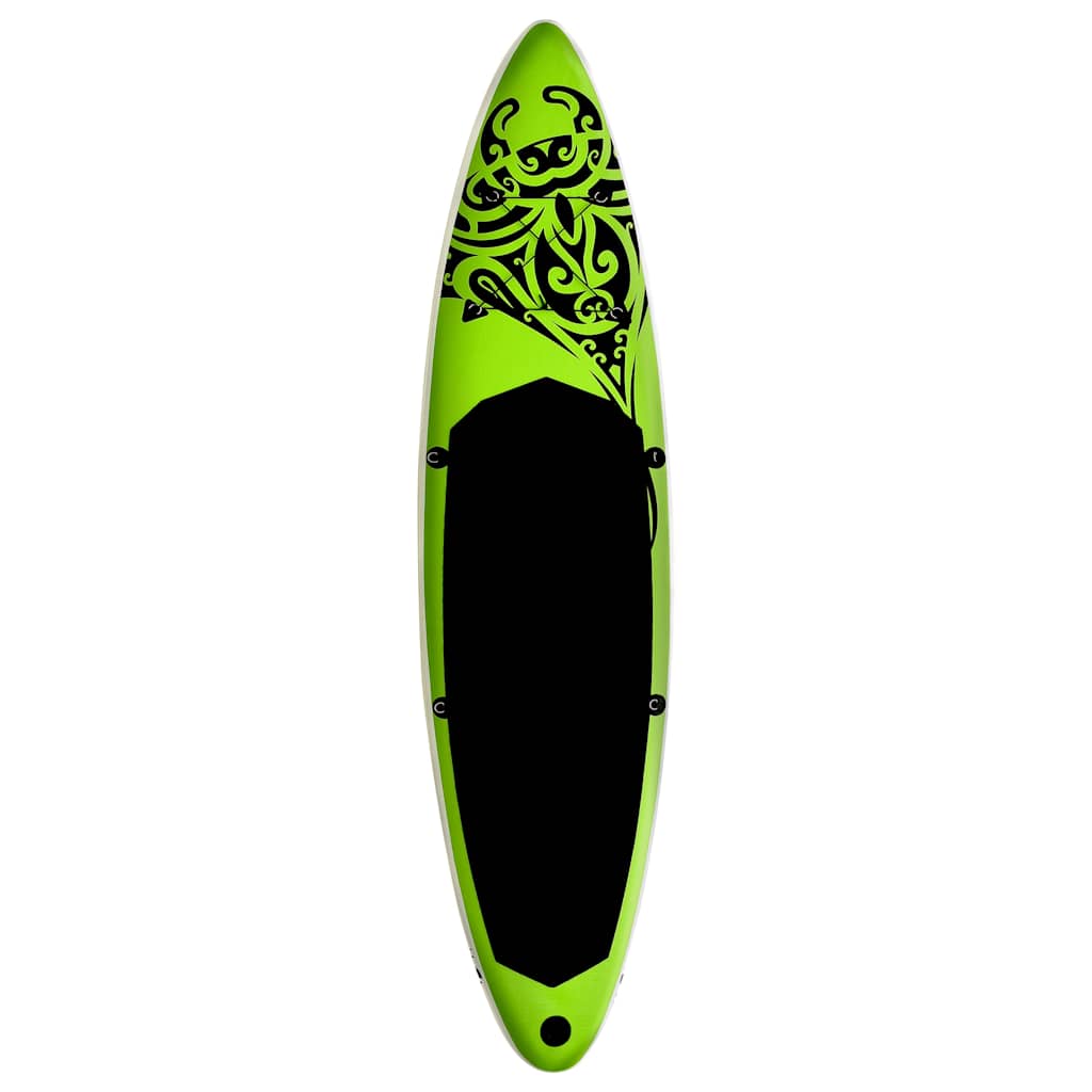 VidaXL Stand Up Paddleboard Set 305x76x15 cm Grün