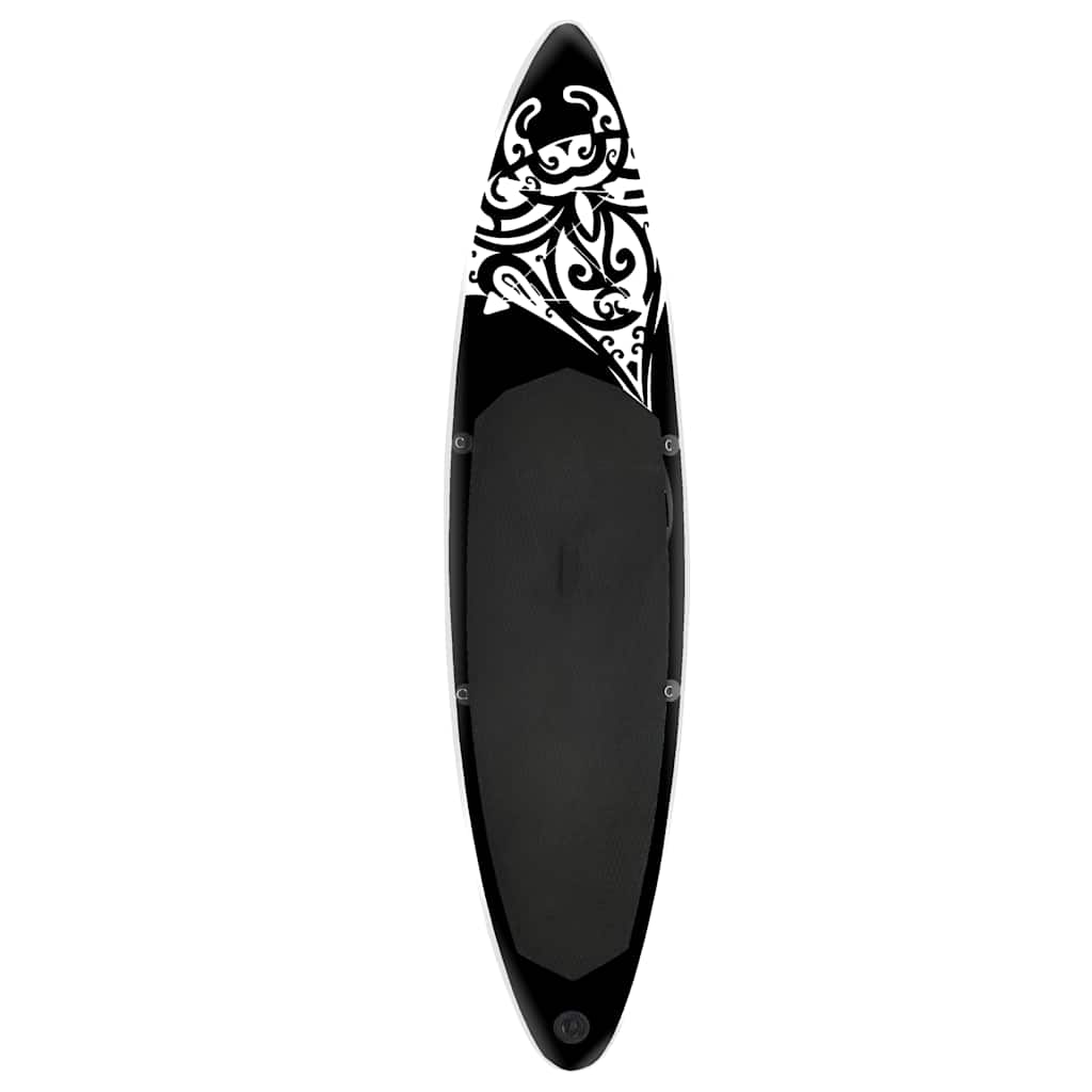 Vidaxl stand up paddleboardset opblaasbaar 305x76x15 cm zwart