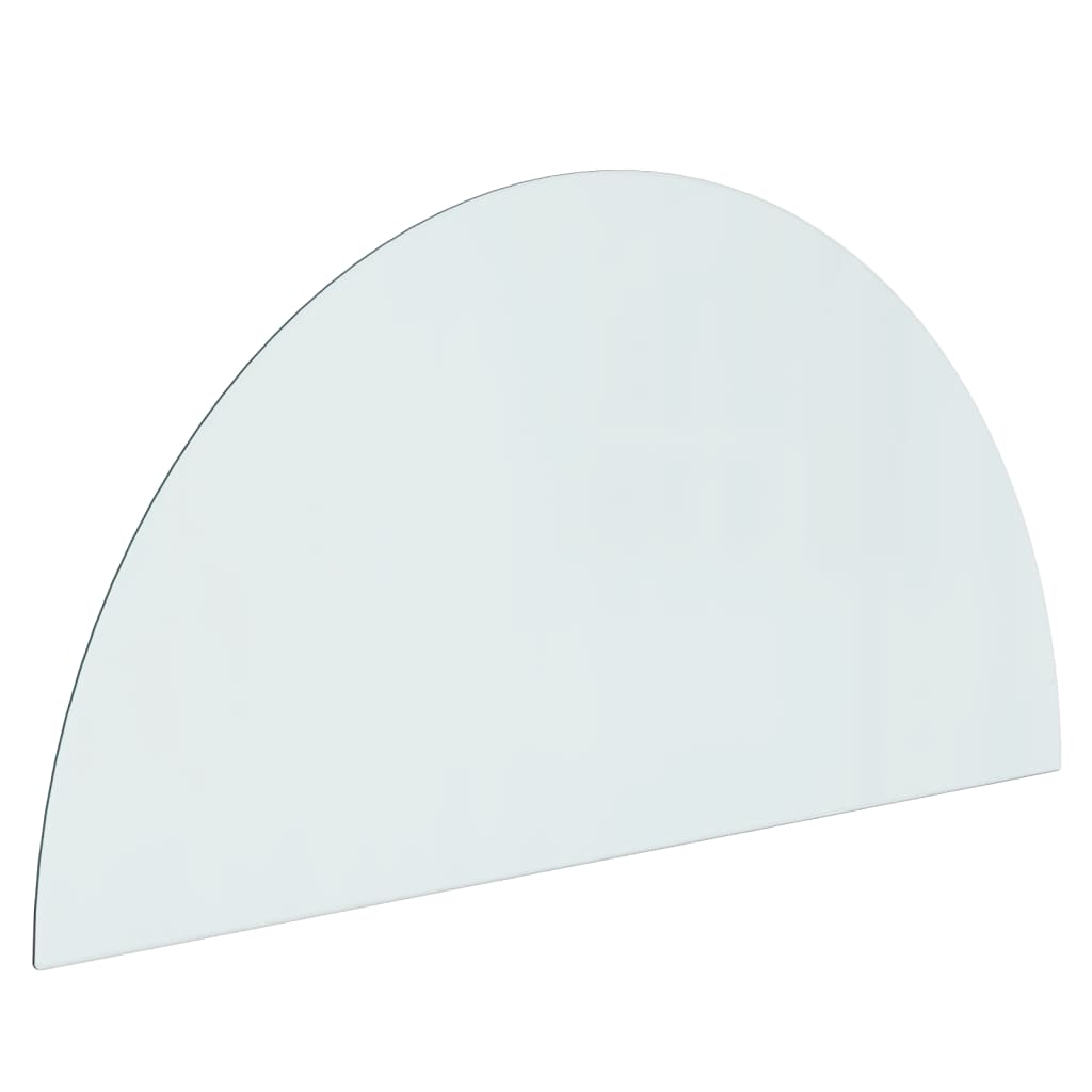 VIDAXL -Glasplatte für Kamin halb 1200 x 600 mm