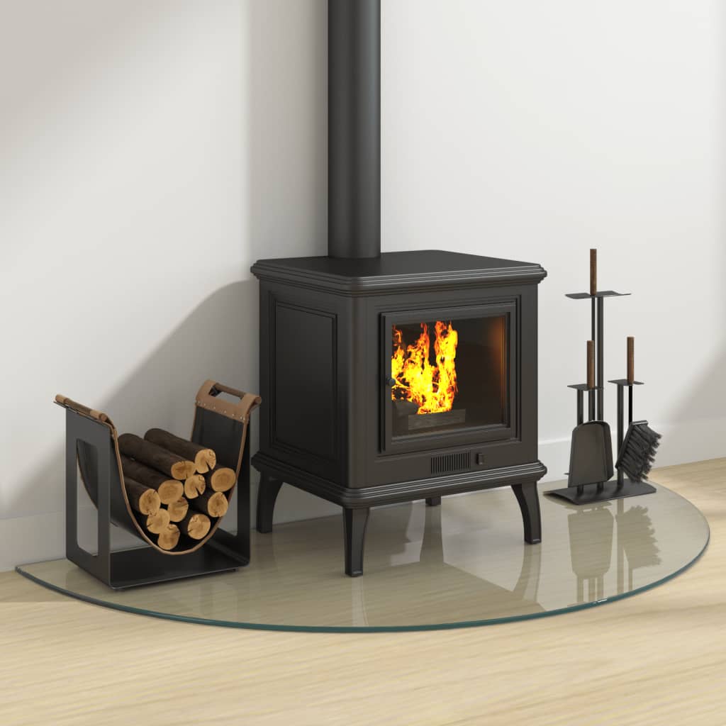 VIDAXL -Glasplatte für Kamin halb 1200 x 600 mm