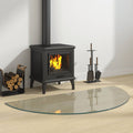 VIDAXL -Glasplatte für Kamin halb 1200 x 600 mm
