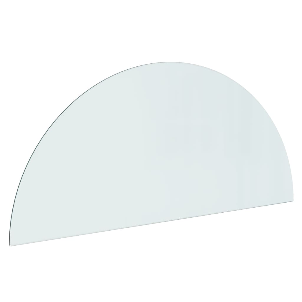 VIDAXL -Glasplatte für Kamin halb 1200 x 500 mm