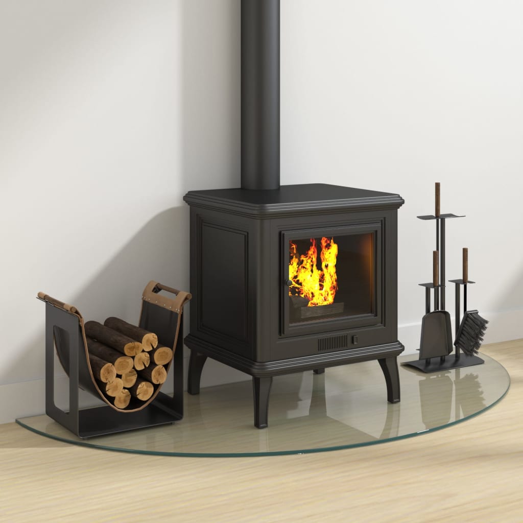 VIDAXL -Glasplatte für Kamin halb 1200 x 500 mm
