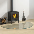 VIDAXL -Glasplatte für Kamin halb 1200 x 600 mm