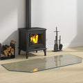 VIDAXL Glasablagen Kamin sechseckig 120x50 cm