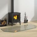VIDAXL Glasablagen Kamin sechseckig 120x50 cm