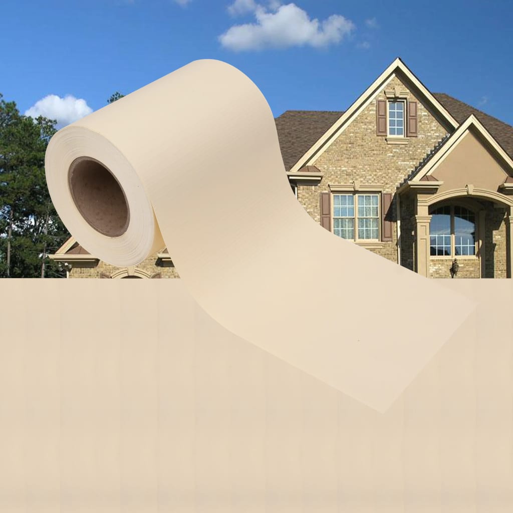 VidaXL Gartensichtschutz 35 x 0,19 m PVC Creme