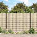 Vidaxl privacystrip 70x0,19 m pvc crèmekleurig