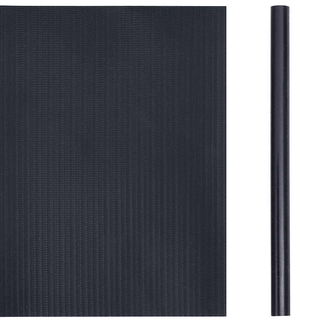 VidaXL Gartensichtschutz 35 x 0,19 m PVC Matt Dunkelgrau