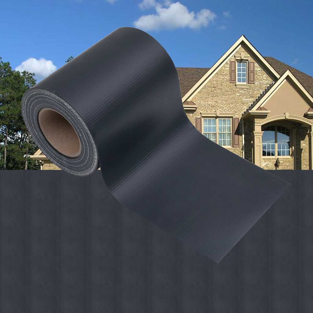 VidaXL Gartensichtschutz 35 x 0,19 m PVC Matt Dunkelgrau