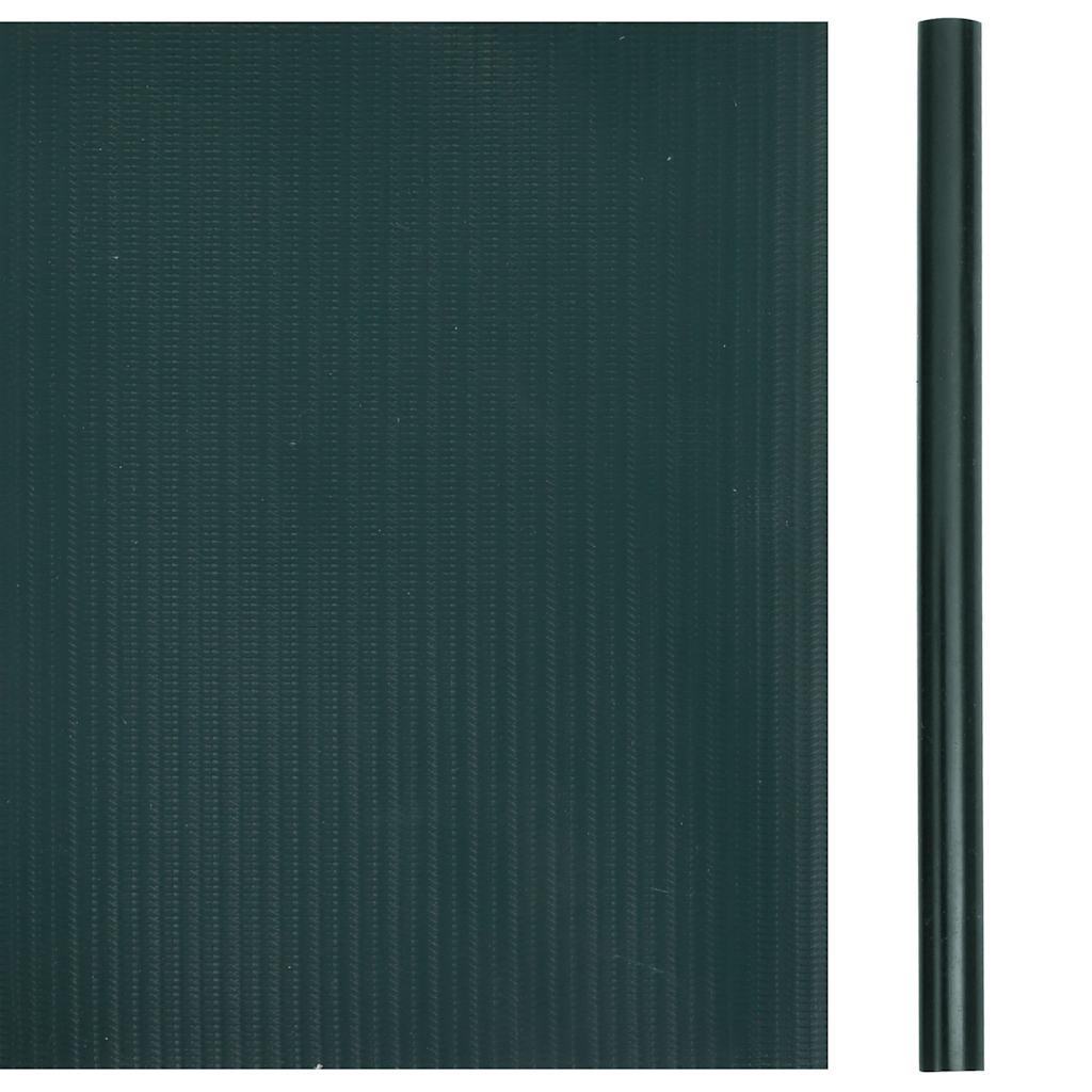 Vidaxl tuinscherm 35x0,19 m pvc matgroen