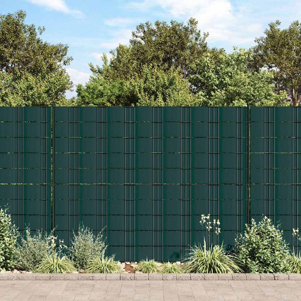 Vidaxx Gartenbildschirme 4 STK 35x0,19 M PVC MAT GRÜN